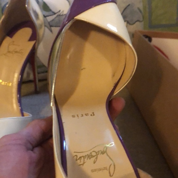 Christian Louboutin elastgram 100 spec hip/veau Version multi - Picture 9 of 10